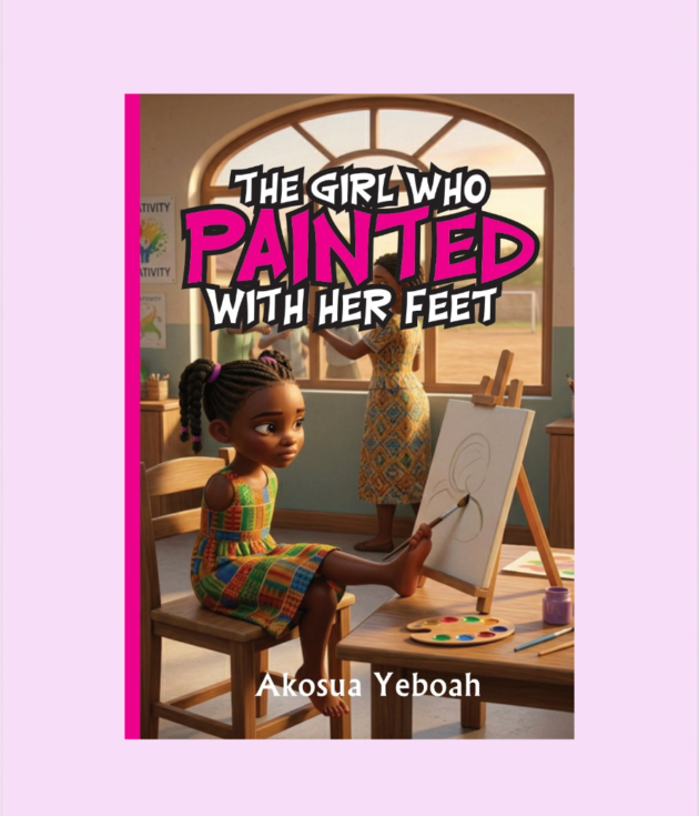 The girl who painted with her feet